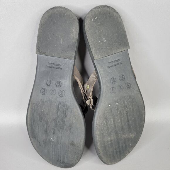 Seychelles Womens Flip Flops Braided Slip On Comfort Flat Leather Brown Size 6 - Picture 9 of 12